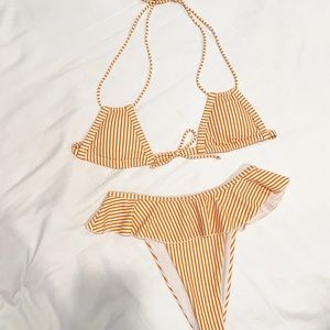 Striped Bikini Set